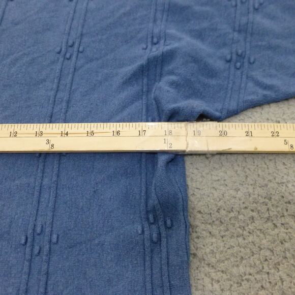 Vila Milano Sweater Womens Medium Blue Dolman Sleeve Knit - Picture 4 of 8